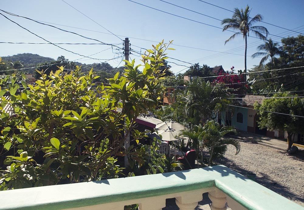Our rental home in San Pancho, Mexico