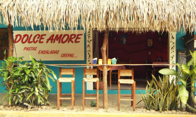 Dolce Amore restaurant in San pancho
