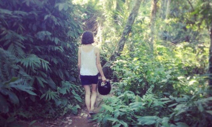 Walking in the Ubud woods