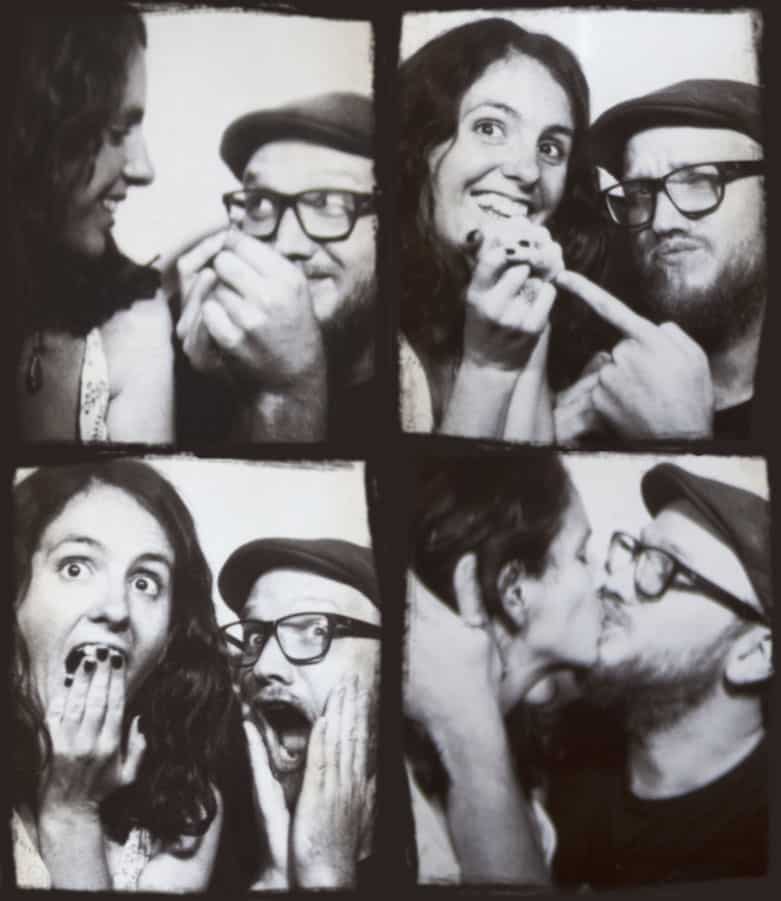 Victoria and Steve photo booth